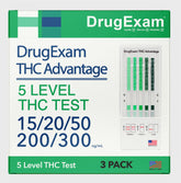 DrugExam multi-test-drogues-urine: évaluation rapide du THC dans l'urine.
