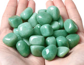 DUQGUHO Aventurine verte pierres naturelles pour décoration et énergie positive.