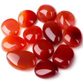 DUQGUHO pierre corneline rouge irregulier pour décoration et énergie visuelle naturelle.