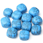 DUQGUHO pierres turquoise verte brutes brillent au soleil, idéal pour déco naturelle et concentration.
