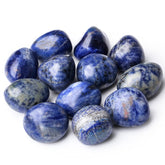 DUQGUHO sodalite bleue – pierre polie parfaite pour méditation et ambiance zen au bureau