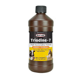 Durvet Triodine-7, bouteille 16 onces, antiseptique efficace pour surfaces et outils.