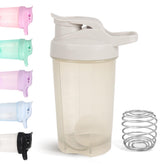 Bouteille shaker D.Y.A 16oz gris avec ouverture large pour remplir facilement et mélanger