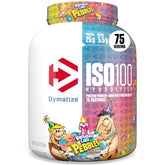 Dymatize ISO100, poudre gâteau anniversaire, source protéique rapide pour soutenir la récupération.