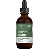 Gouttes Lugols Earth Harmony Naturals dans le flacon, potentiel soutien métabolique.