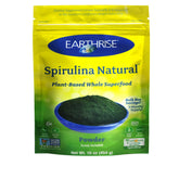 Earthrise spiruline naturelle dans un bocal, source pratique de vitamines et minéraux