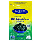 Earthrise Spiruline, boîte 180 comprimés, source naturelle de vitamines et minéraux.