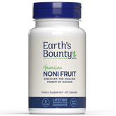 Earth's Bounty Noni, capsules en bouteille, format pratique pour énergie quotidienne.