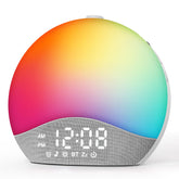 EASYERA Réveil Sunrise vu avant, réveil en douceur sur table de nuit.