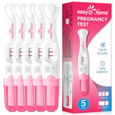 Easy@Home test grossesse baton manche courbe pour une prise en main confortable
