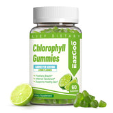 Gommes chlorophylle EAZGOO en bouteille pour énergie durable et fraîcheur quotidienne.