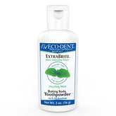 Poudre ExtraBrite Eco-Dent avec bicarbonate pour un éclat naturel et frais.