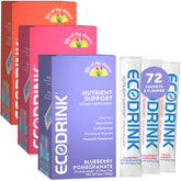 Eco Drink Lily of The Desert – emballage de sachets d'hydratation riches en électrolytes.