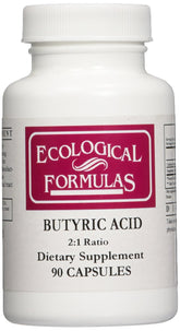 Ecological Formulas comprimés acide butyrique dans l'emballage, pratique pour la routine.