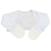 Edenswear mitaines résille zinc, gros plan sur texture lisse et respirante.