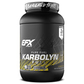 Bouteille Karbolyn Fuel d’EFX Sports en vue frontale, énergie rapide pour l’entraînement.