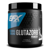 EFX Sports Training Ground Glutazorb poudre sans saveur dans jarre prête à mélanger après l entraînement
