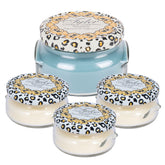 Bougie Elanze Designs Resort 11oz etiquette – ambiance tropicale et détente