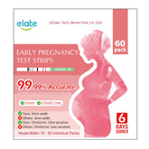 Bandelette Elate HCG ultra-sensible pour détection précoce.
