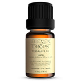 Eleven Drops Santal Aroma: flacon ambré prêt à diffuser une fragrance durable.