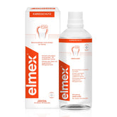 Elmex Kariesschutz flacon bain-bouche 400 ml, fraîcheur durable après le brossage.