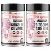 Gommes Elystrixionis citicoline goût fraise: soutien concentration et mémoire.
