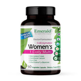 EMERALD LABS : bouteille de multivitamine féminine, facile à intégrer à la routine.