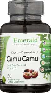 Emerald Labs Camu Camu – bouteille végétale prête pour une routine quotidienne riche en vitamine C