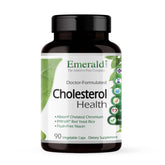 Emerald Labs Cholesterol Health – bouteille 90 capsules végétales pour le soutien cardiovasculaire.