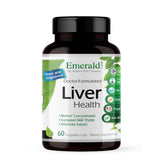 Emerald Labs Liver Health, bouteille sur table prête à l'usage quotidien.