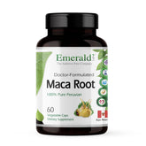 Emerald Labs Maca: bouteille visible pour soutenir l énergie naturelle.