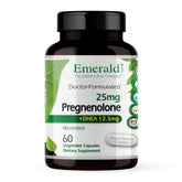 EMERALD LABS Pregnenolone 50 mg et DHEA 25 mg - bouteille élégante avec soutien hormonal potentiel