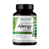 EMERALD LABS Santé Allergie: flacon de capsules végétales pour soutien quotidien.