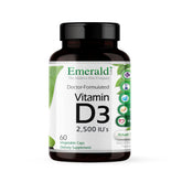 Bouteille EMERALD LABS Vitamine D3 pour soutien osseux et immunitaire