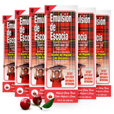 Emulsion de Escocia cerise – bouteille 192 ml, goût fruité facilitant l usage quotidien