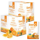 Ener-C sachets orange sans sucre pour hydratation pratique au quotidien.