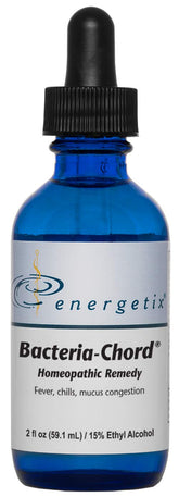 Energetix Bacteria-Chord, bouteille, soutien potentiel au bien-être quotidien.