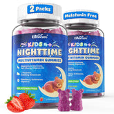 Gomme EnvyCure Nuit pour enfants sur fond, soutien au sommeil doux et paisible