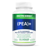 Capsules Enzyme Science PEA + Curcuma pour le soutien quotidien.