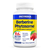 Berberine Phytosome d'Enzymedica en bouteille, soutien métabolique naturel et biodisponibilité améliorée.