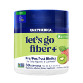 Enzymedica Let’s Go Fiber+ poudre fraise kiwi pour le bien-être intestinal