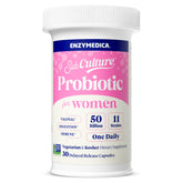 Enzymedica SubCulture pour femmes, bouteille de capsules, soutien potentiel à l'équilibre vaginal.