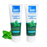 Epic Dental Xylitol Fluoride Pâte emballage lot de deux, protection d'émail et fraîcheur durable
