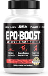Bouteille EPO-BOOST prête à soutenir énergie et endurance.