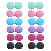 Erewa boîtes lentilles 12 pièces, couleurs variées, rangement pratique.