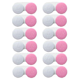 Érewa étui lentilles 12 packs blanc et rose, rangement pratique.
