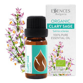 Essences Bulgaria huile sauge sclarée en bouteille pour diffusion aromatique.