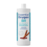 Essential Oxygen BR bouteille de rinçage, sensation naturelle sans alcool et hygiène buccale.