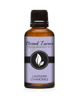 Eternal Essence Oils lavande camomille flacon 30 ml prêt à diffuser pour une ambiance relaxante.