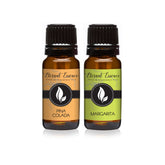 Bouteille ambrée Eternal Essence Oils 10 ml Piña Colada prête à diffusion.